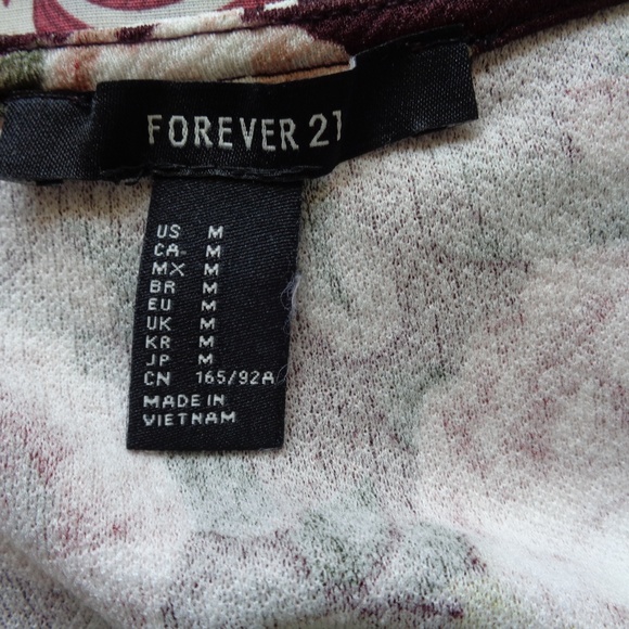 Forever 21 Floral Summer Dress Medium - Picture 4 of 4